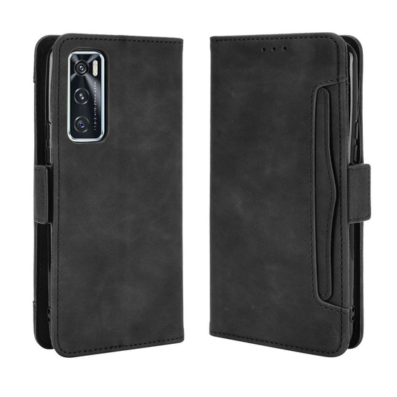 Футляр з клапаном для vivo V20 SE / vivo Y70 2020, Card Slot, чорний