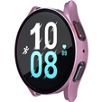Силиконовый футляр со встроенным защитным стеклом до Galaxy Watch5 44mm, Rose Gold