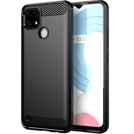 Чoхол до Realme C21Y / C25Y, Carbon, чорний
