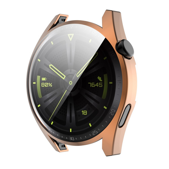 Etui z wbudowanym szkłem do Huawei Watch GT 3 42mm - Rose Gold