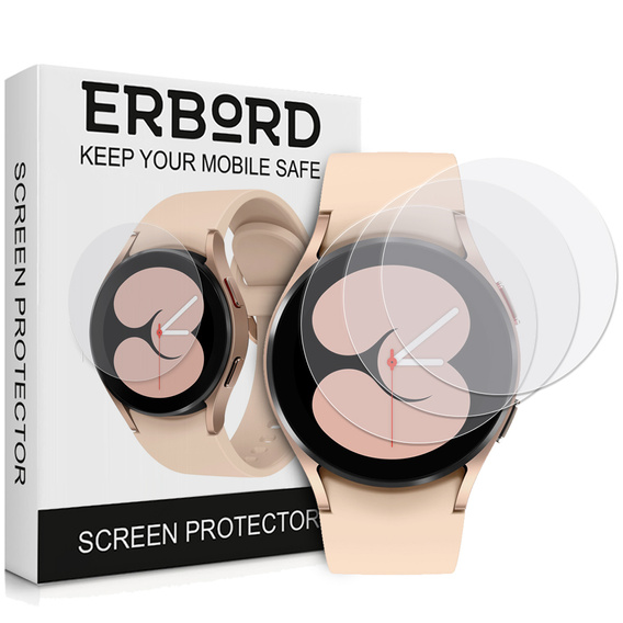 3x ERBORD Гідрогелева фольга для Samsung Galaxy Watch 4 40mm