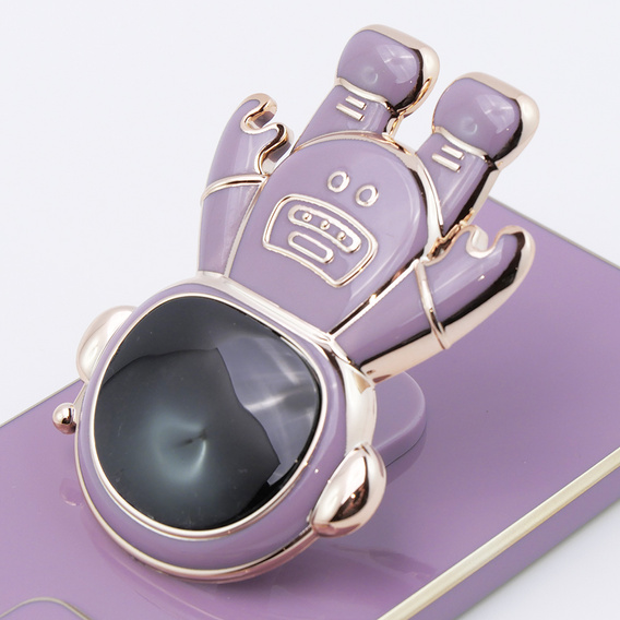 Чехол до Motorola Moto G84 5G, Astronaut, фиолетовый