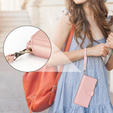 Чохол-книжка для Samsung Galaxy S24 Ultra, Wallet Zipper Pocket RFID, з плечовим ременем, чорний