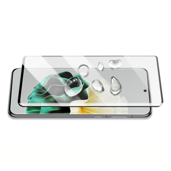 Загартоване скло Mocolo Full Glue для Huawei P60 / P60 Pro, чорна рамка