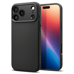 Чохол Spigen Liquid Air для iPhone 17 Pro, матовий чорний