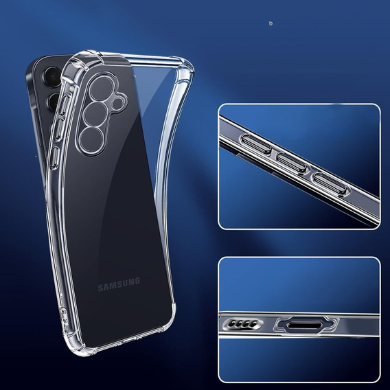Чехол до Samsung Galaxy M55 5G, Dropproof, прозрачный