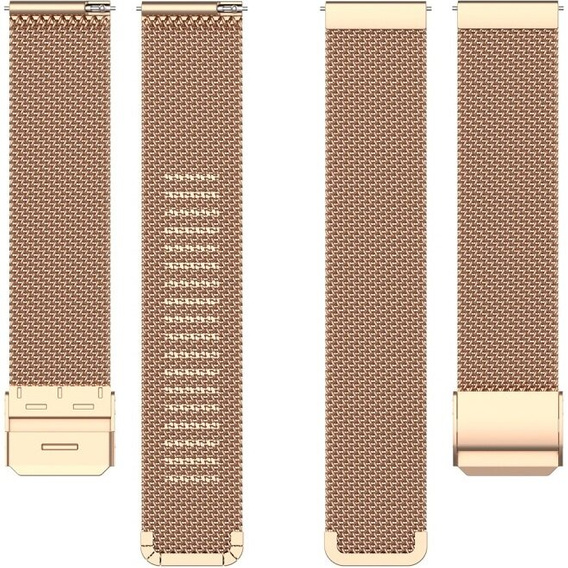 Универсальный миланский браслет 18 мм, розовый rose gold