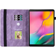 Чехол до Lenovo Tab M9, Wallet Pen Slot, butterflies, коричневый