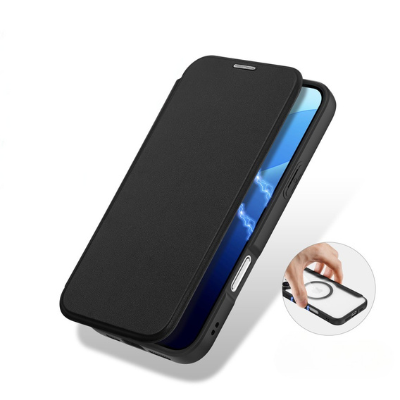 Чехол Dux Ducis до iPhone 16 Pro Max, Skin X Pro, MagSafe, чёрный