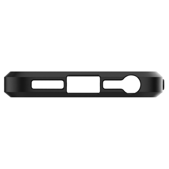 Чoхол Spigen до iPhone 5 5S SE, Rugged Armor, чорний
