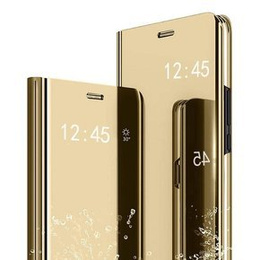 Чoхол до Samsung Galaxy A22 5G, Clear View, золотий