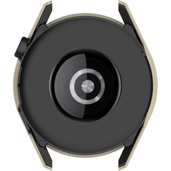 2в1 чохол та захисне скло для годинника Huawei Watch GT 3 46mm, Beige