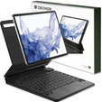 Обкладинка для клавіатури Samsung Galaxy Tab S10+/S9 FE+ Plus/S9+/ S8+/ S7+/ S7 FE, Dexnor Magnetic Keyboard Touchpad, чорний