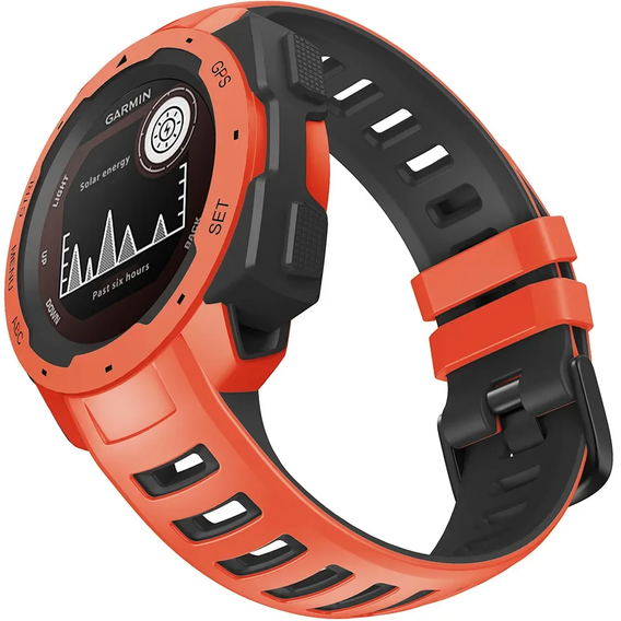 Силиконовый ремешок для Garmin Instinct, Grey