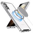 Захисний чохол для камери Samsung Galaxy S21 FE 5G, CamShield MagSafe, прозорий / сріблястий
