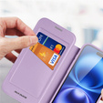 Чехол Dux Ducis для iPhone 17, Skin X Pro, с откидной крышкой, для MagSafe, фиолетовый