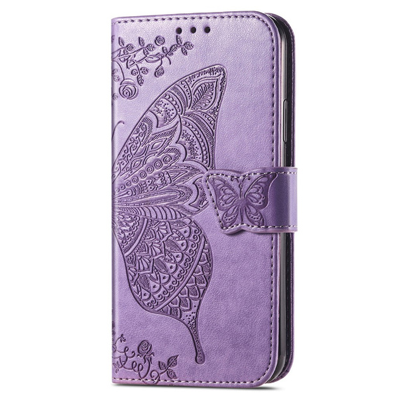 Чохол-книжка для Xiaomi 14T, Butterfly, фіолетовий