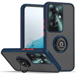 Чехол для Oppo Reno 11F 5G, Frosted Ring, синий