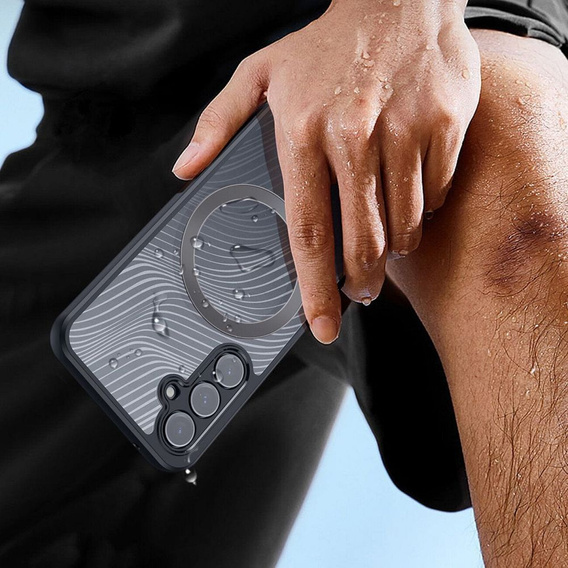 Чохол DuxDucis для Samsung Galaxy S23 FE, Aimo Case, для MagSafe, прозорий / чорний