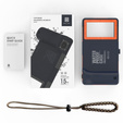 SHELLBOX I Uniwersalne Etui Wodoodporne na telefon, Black/Orange