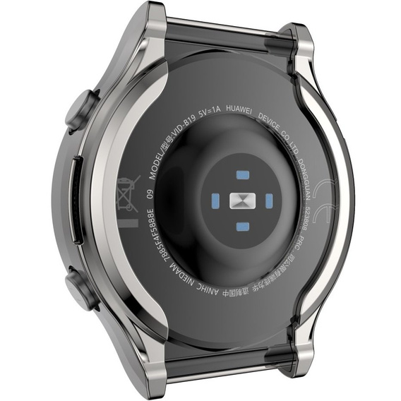 Чехол 2в1 с защитой экрана для часов Huawei Watch GT 2 PRO, Silver