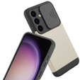 Чoхол до Samsung Galaxy S24, ERBORD CamProtect Slide Camera, золотий