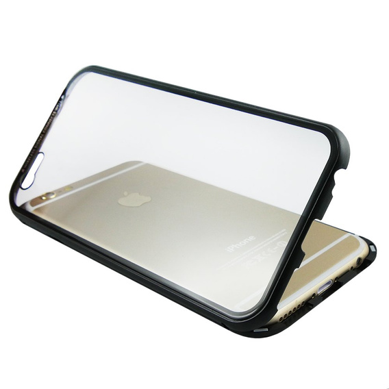 Etui Magnetic back glass do iPhone 6/6S 4.7 - Black