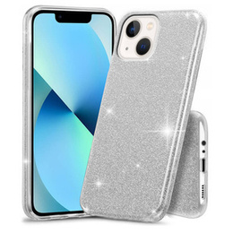 Чехол Glitter Case до iPhone 13 Mini, Silver