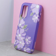 Чoхол до Samsung Galaxy A14 4G/5G, Suritch Full Body Flowers, фіолетовий