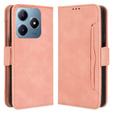 Откидной чехол для Realme C61, Card Slot, розовый