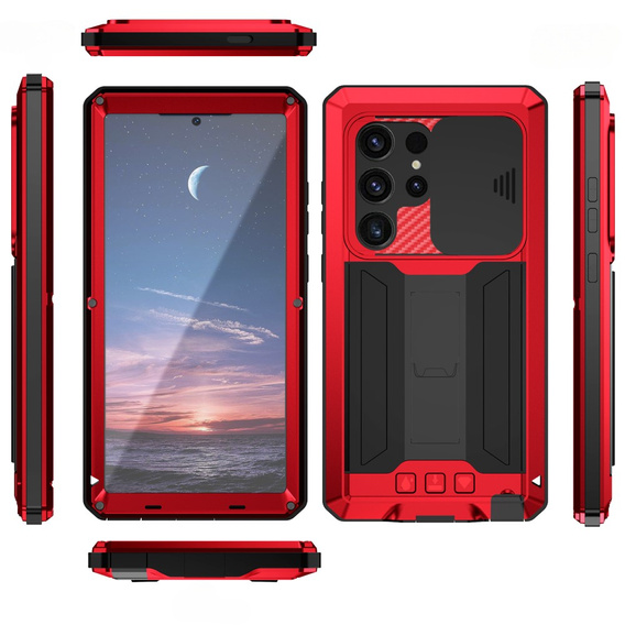 Бронированный чехол для Samsung Galaxy S25 Ultra, R-JUST, красный