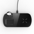 Безпровідна зарядка XDL-WA06 3in1 10W - black