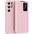 Фліп-чохол для Samsung Galaxy S24 Ultra, Smart View Wallet, рожевий