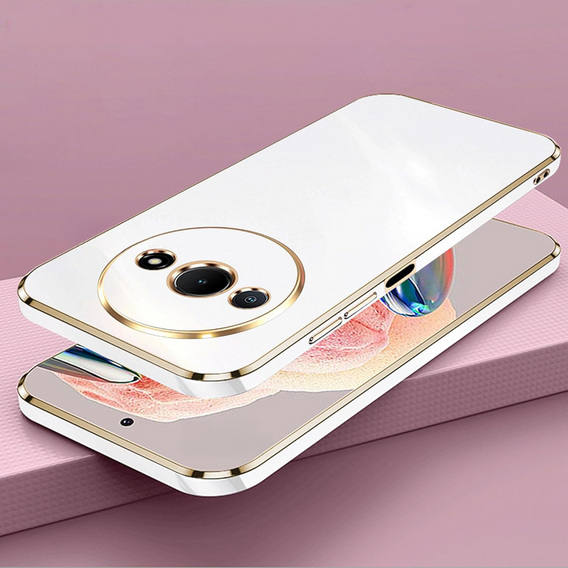 Чохол для Xiaomi Redmi A3, Glamour CamShield, білий