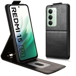 Чохол-розкладачка для Xiaomi Redmi 15 5G/4G, Flip Case, чорний