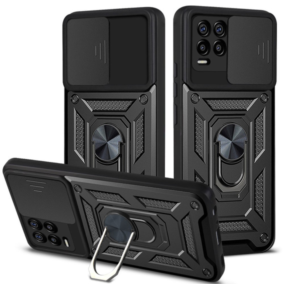 Чохол NOX Camera Slide Realme 8 / 8 Pro, CamShield Slide, чорний