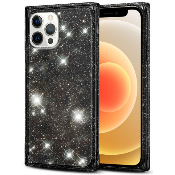 Чoхол Square Glitter до iPhone 12 Pro, Black