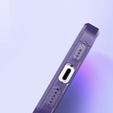 Ultra Slim чохол для iPhone 15, прозорий / фіолетовий