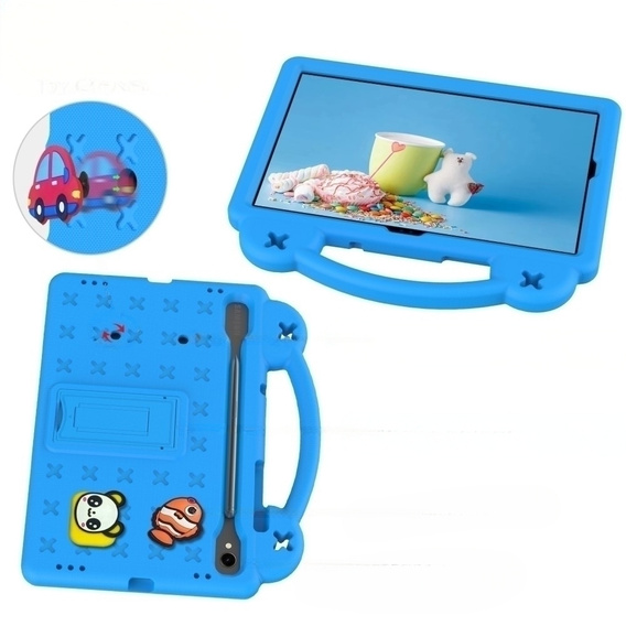 Дитячий чохол для планшета Samsung Galaxy Tab S7/S8/S9, Cute Patterns, з підставкою, м'яти