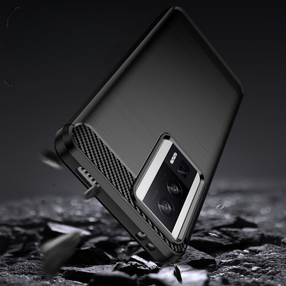 Чoхол до Poco F5 Pro 5G, Carbon, чорний