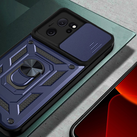 Чехол NOX Camera Slide Xiaomi 13T / 13T Pro, CamShield Slide, темно-синий