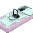 Чохол NOX Camera Slide Samsung Galaxy S20 FE, CamShield Slide, зелений/рожевий