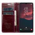 Флип-кейс CASEME для Samsung Galaxy A34 5G, Waxy Textured, красный