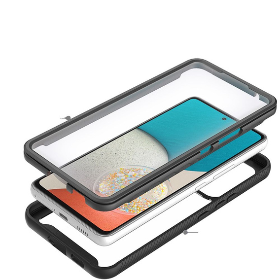 Чoхол Shockproof до Samsung Galaxy A53 5G, із захисним екраном, м'яти