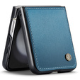 Чохол для Samsung Galaxy Z Flip7 FE / Z Flip6, CASE Litchi Leather, м'яти