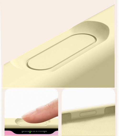 Силиконовый чехол для iPhone 17 Pro, для MagSafe, противоударный, желтый