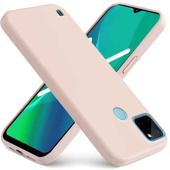 Чoхол до Realme C21Y / C25Y, Silicone Lite, рожевий