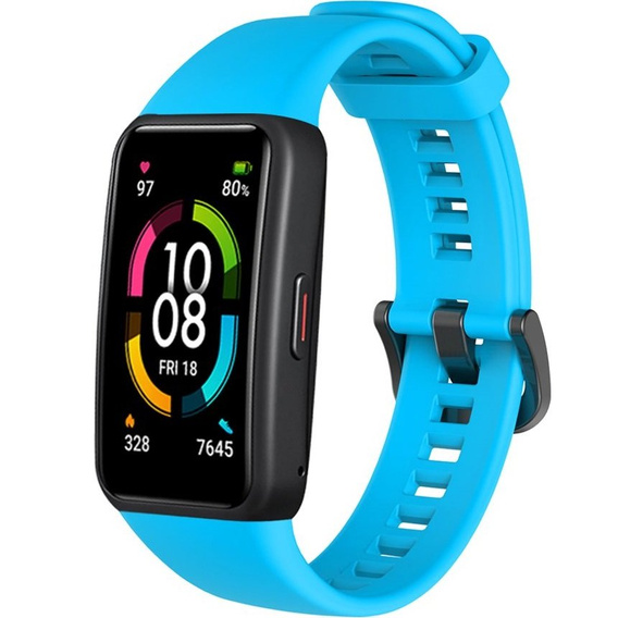 Силиконовый ремешок для Huawei Band 6 / Honor Band 6, Blue