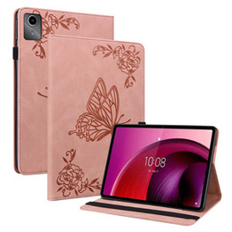 Чехол для Lenovo Tab M11, Butterfly, розовый