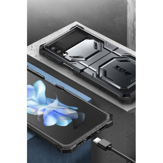 Чохол Supcase для Samsung Galaxy Z Flip 4, Armorbox, Black